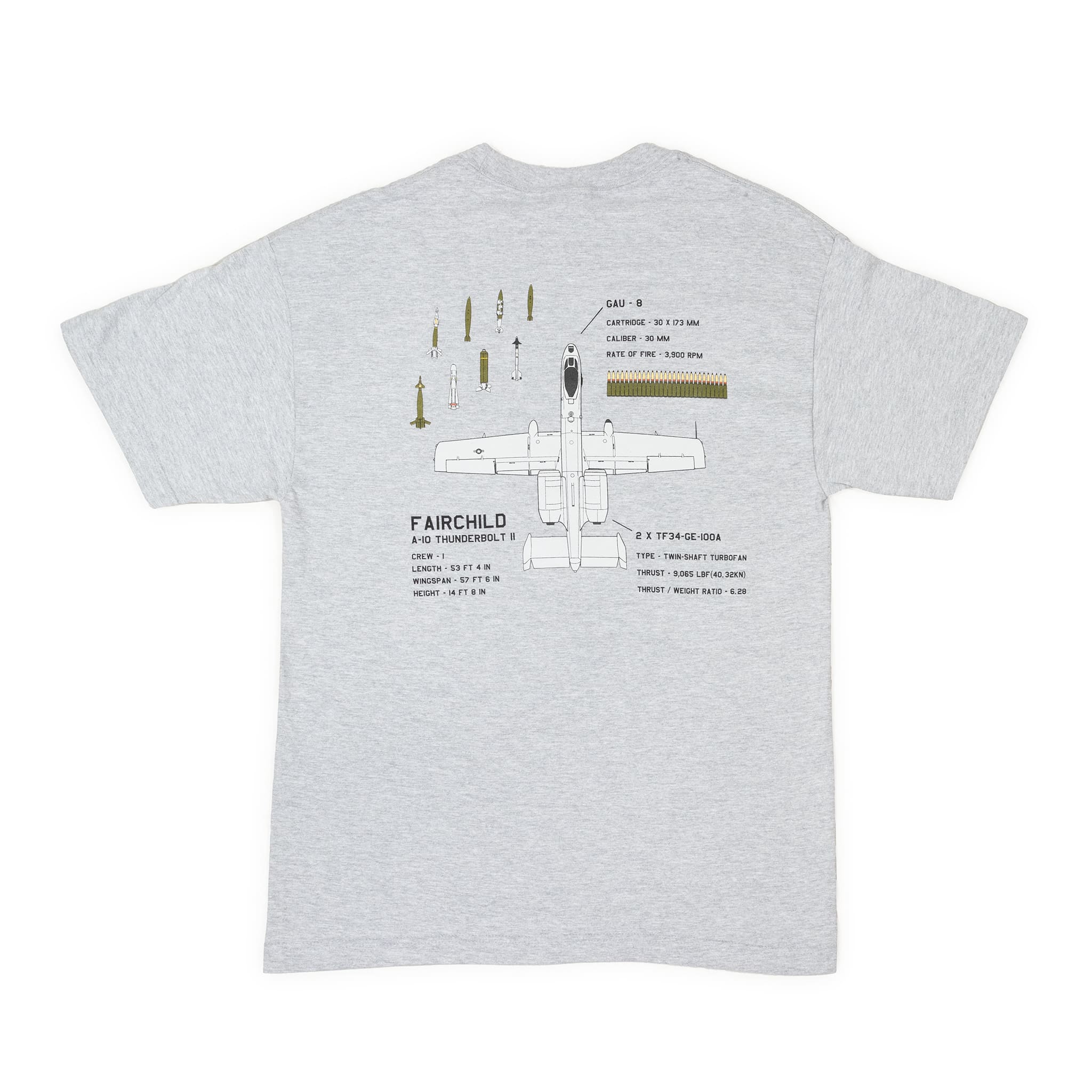 A-10 Warthog Atamonica Tee - Image 2