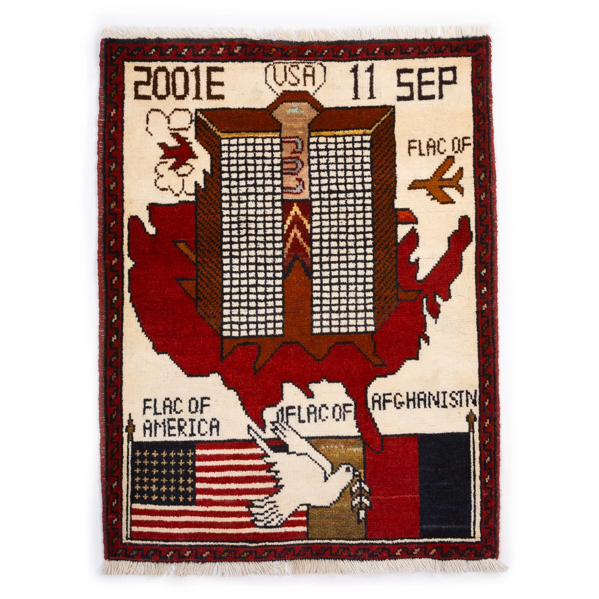 Afghan 9/11 Pattern War Rugs - Image 5