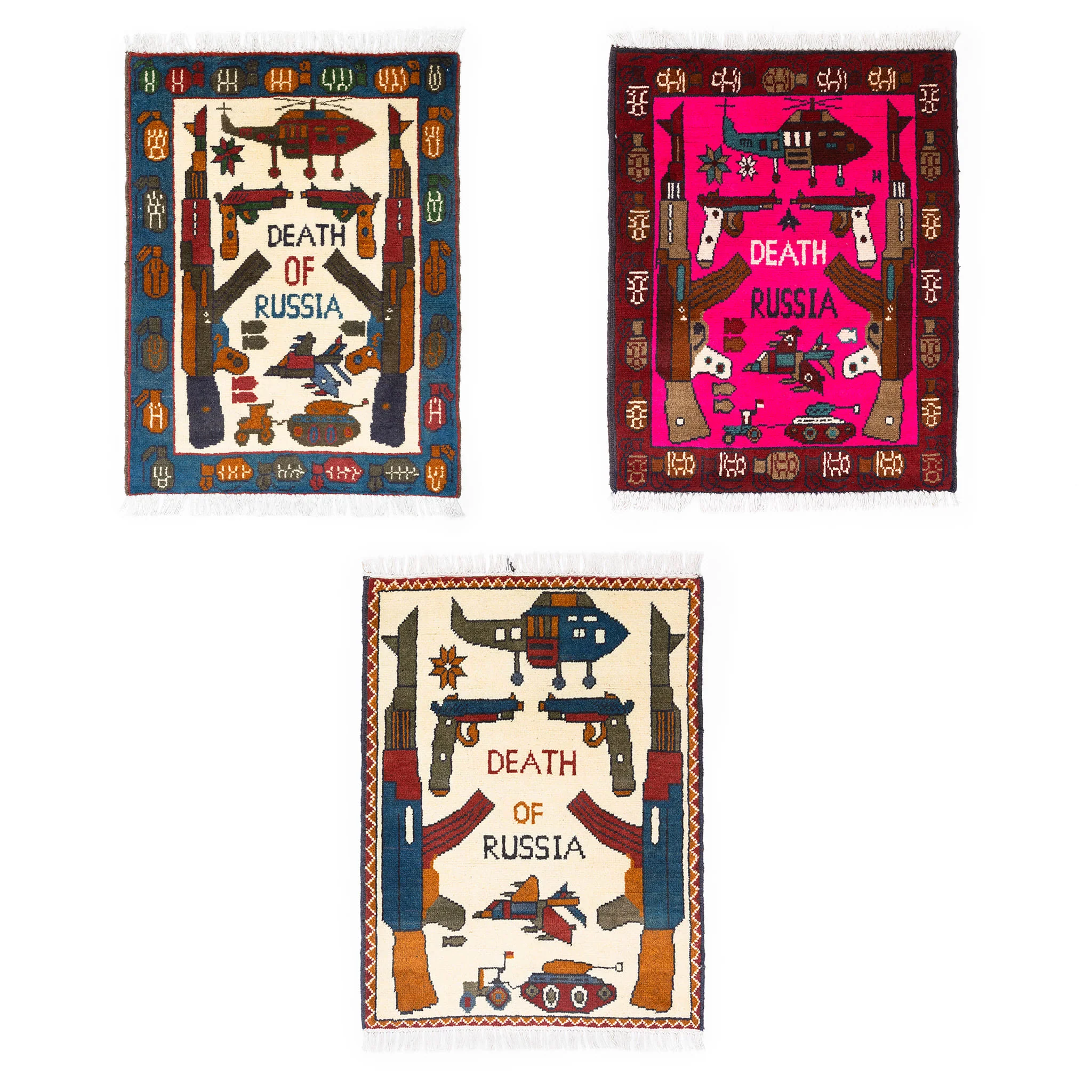 Afghan Arsenal Pattern War Rug - Image 17