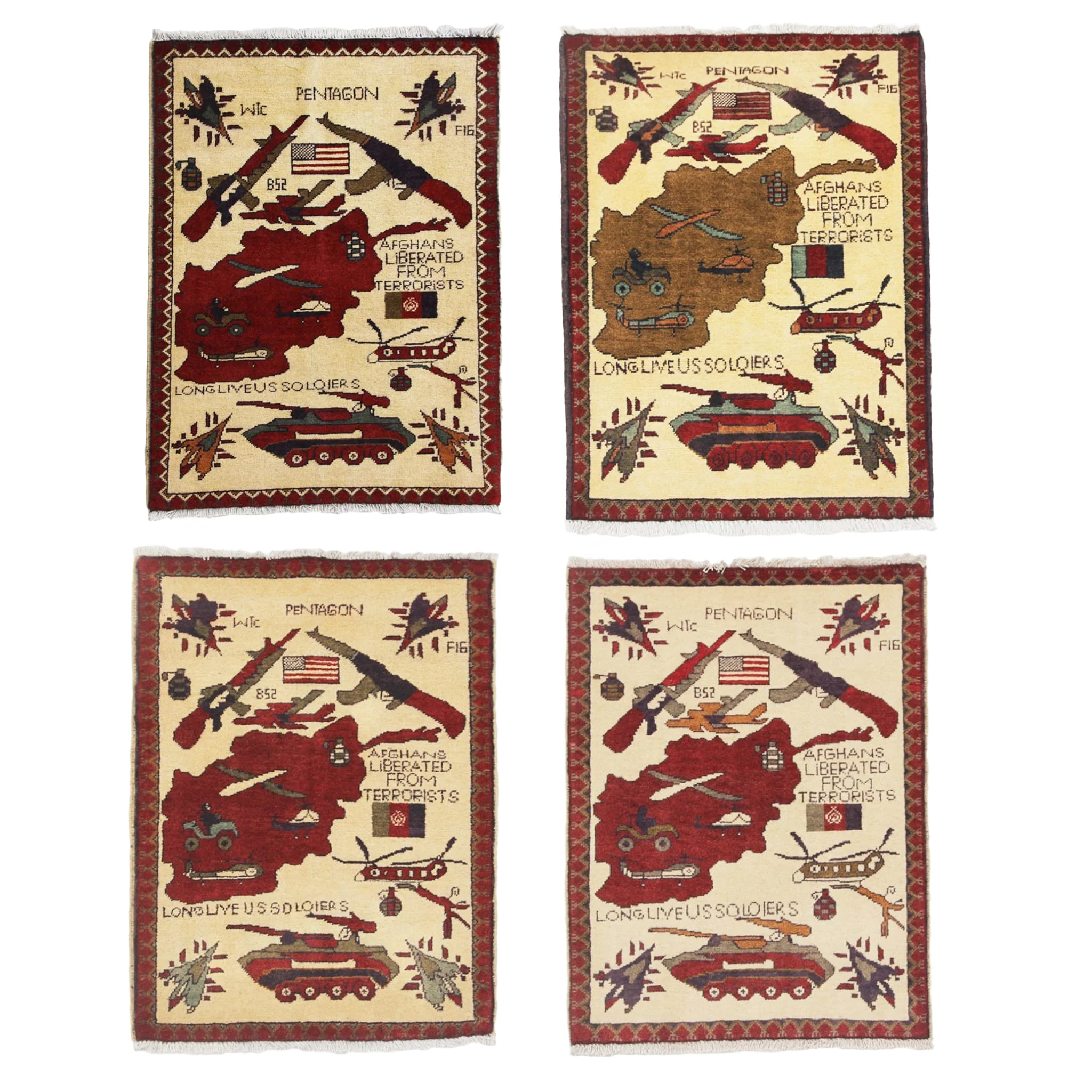 Afghan Campaign Pattern War Rug - Image 14