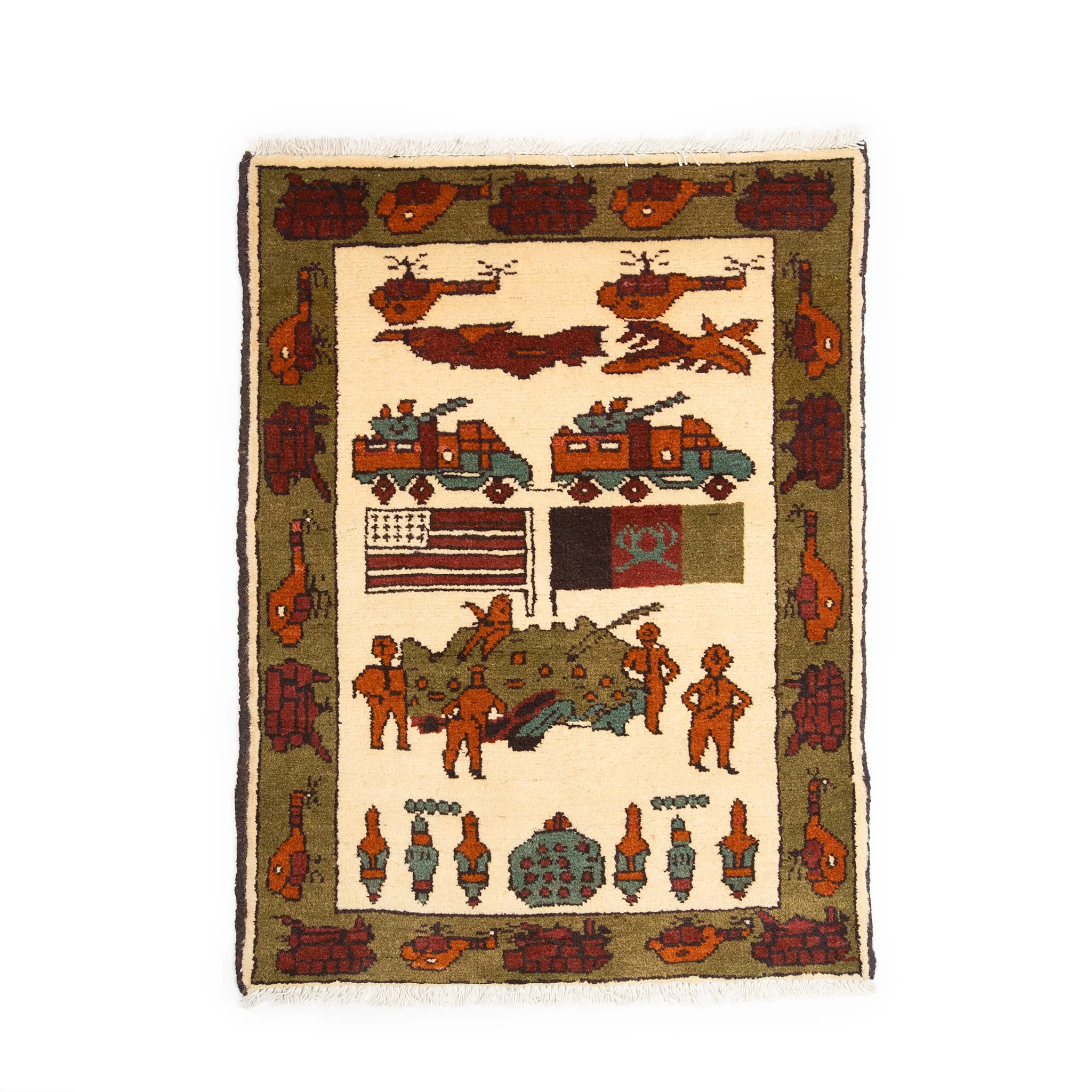 Afghan Campaign Pattern War Rug - Image 4