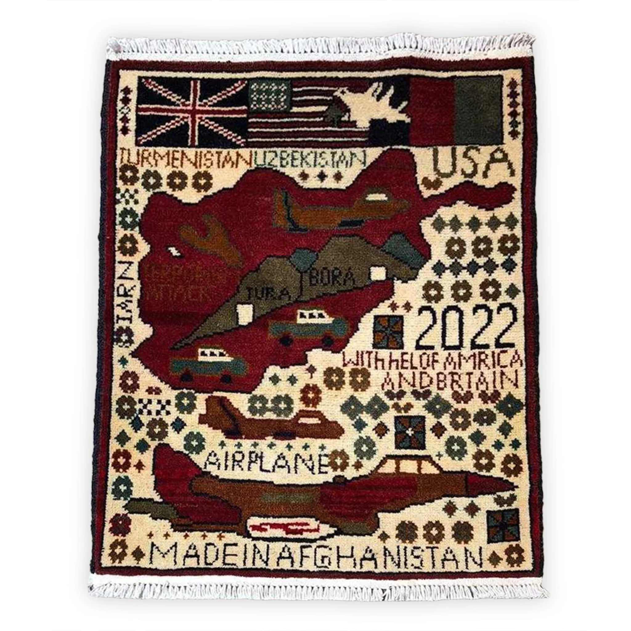 Afghan Campaign Pattern War Rug - Image 6