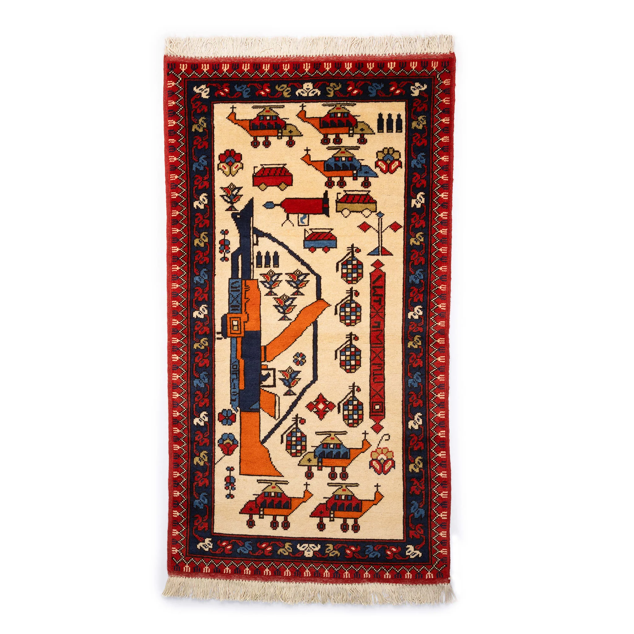 Afghan War Rug 1 Meter Patterns - Image 6