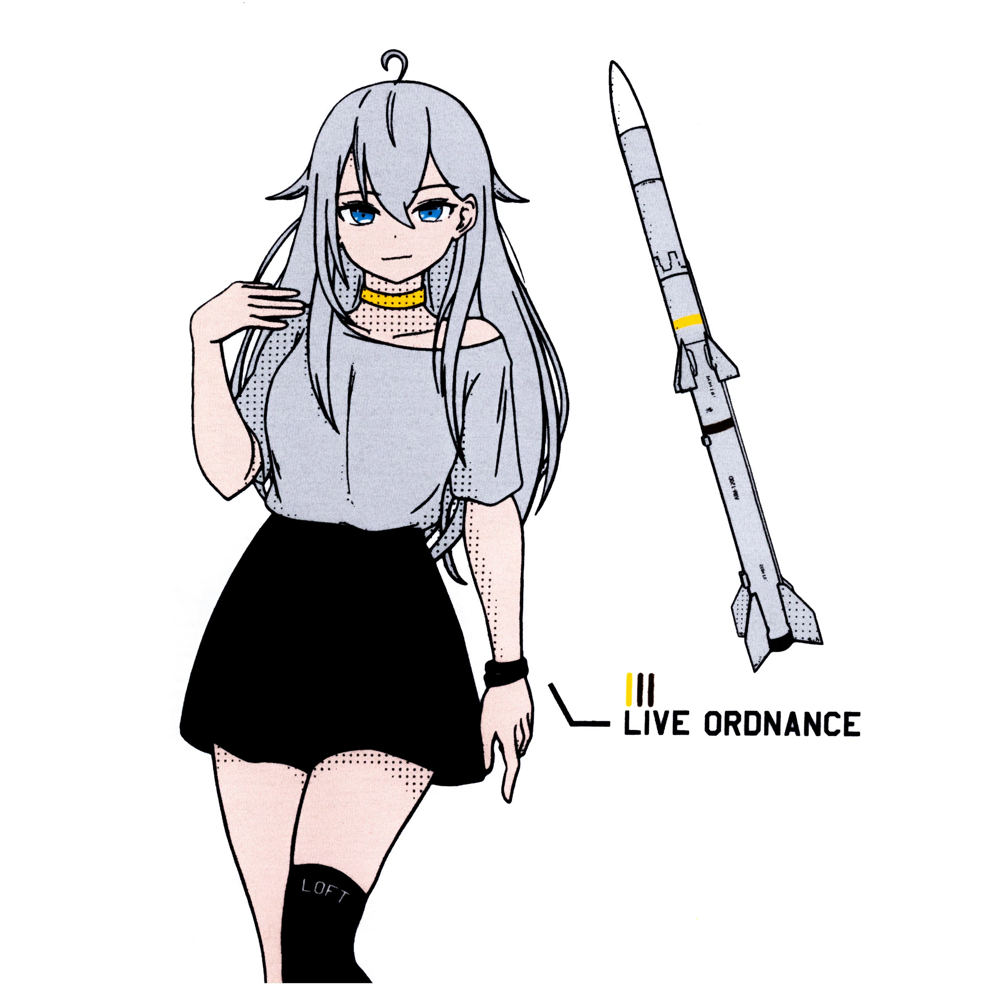 AIM-120 AMRAAM Atamonica Tee - Image 3