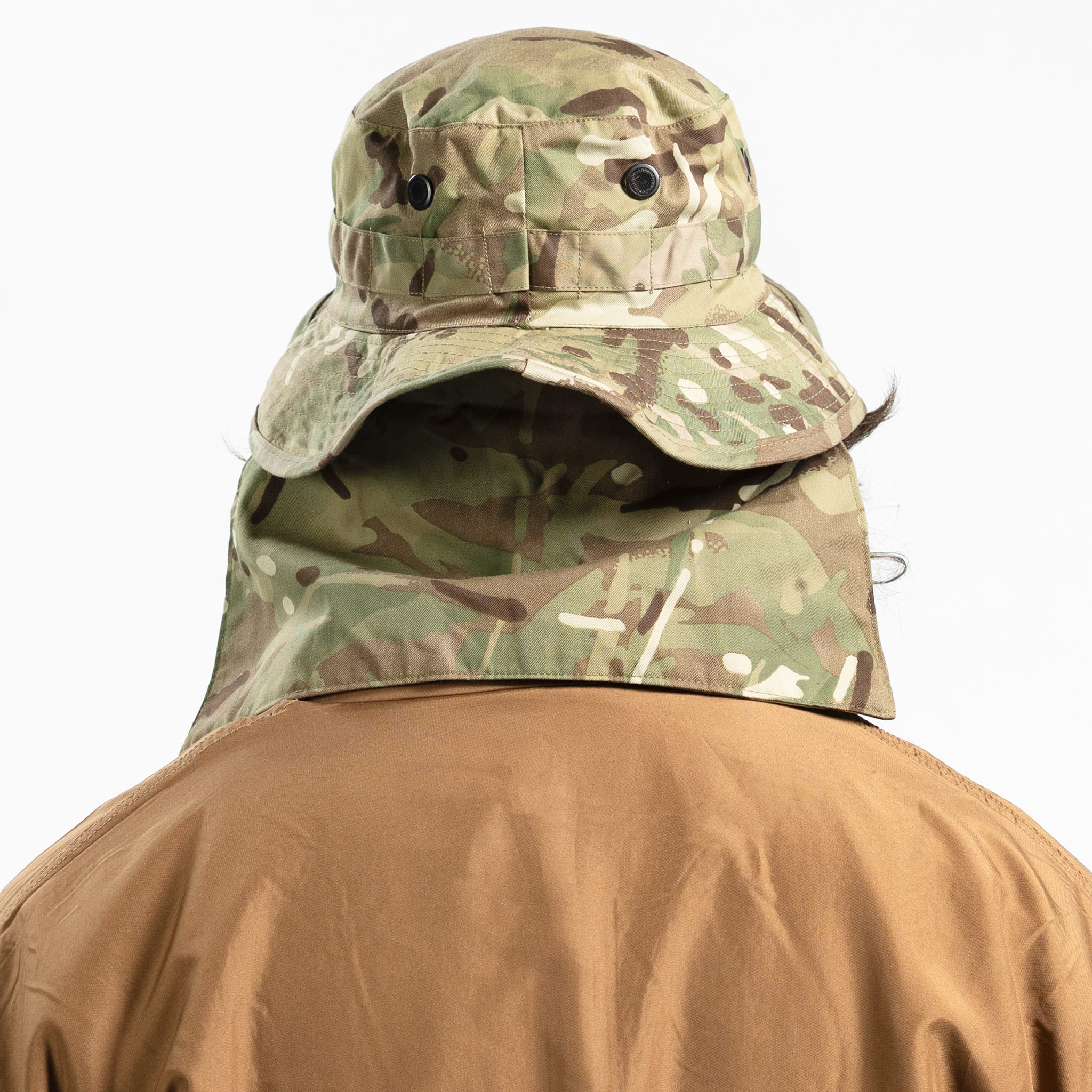 British MTP Boonie Hat with Neck Drape - Image 4