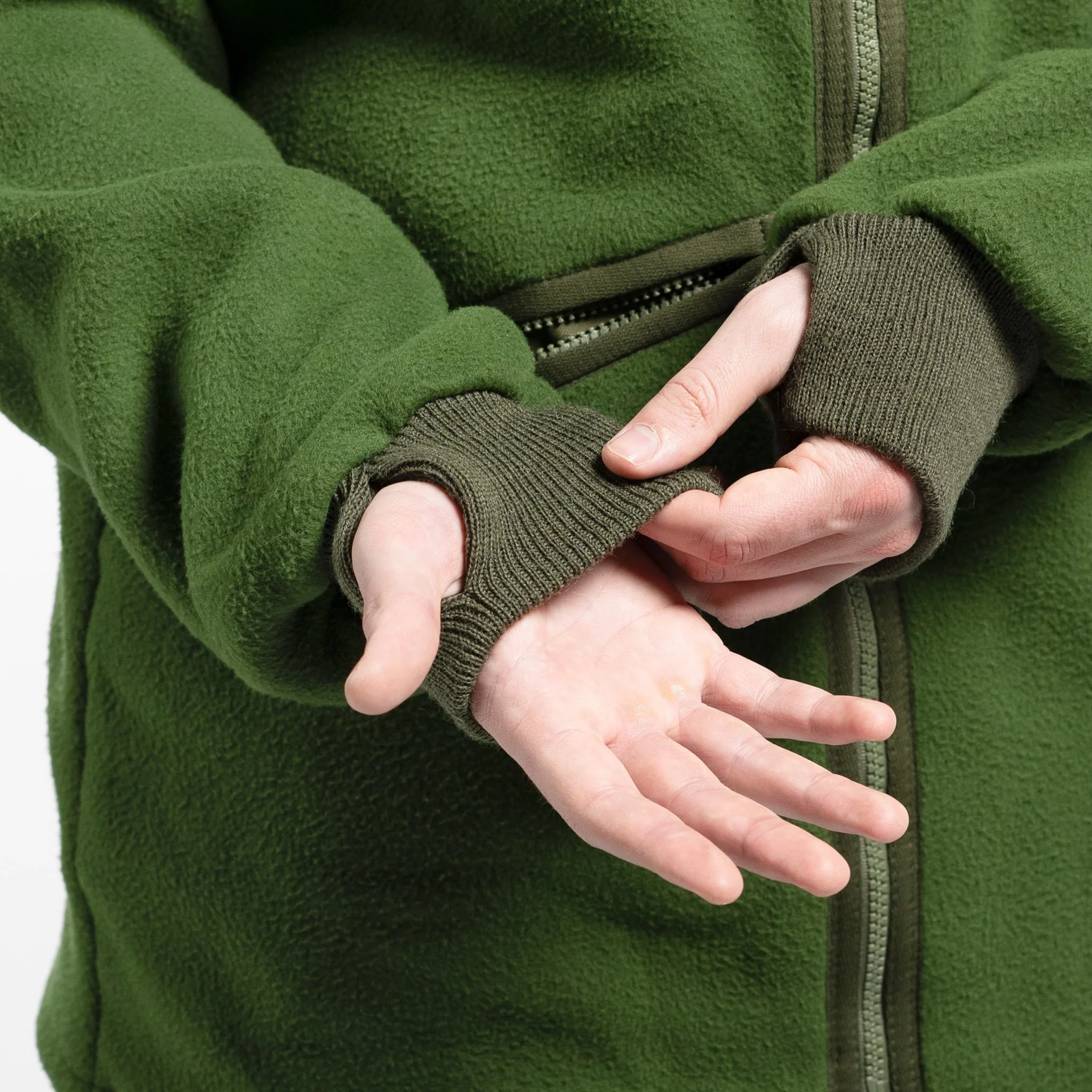 British Olive Drab Fleece Jacket - Image 9