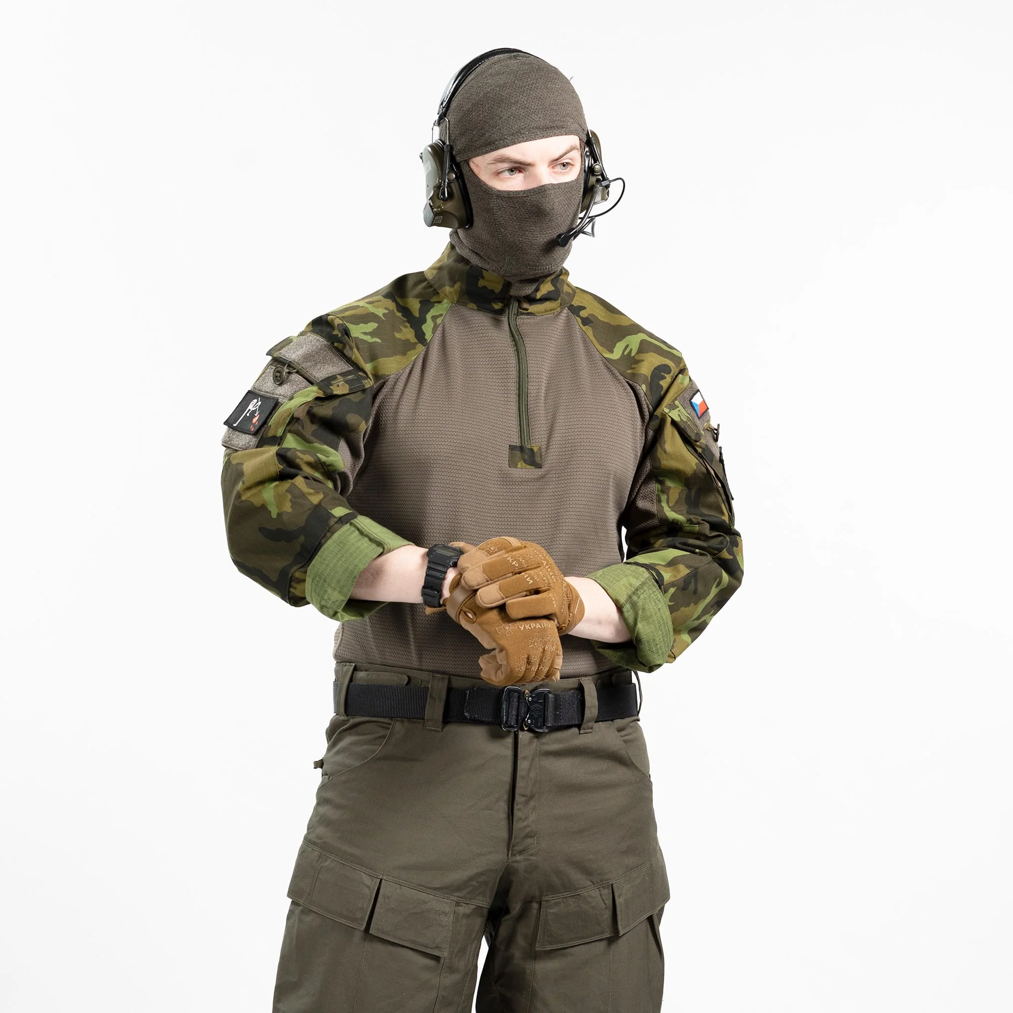 Czech Vz95 Woodland Combat Shirt - Image 2