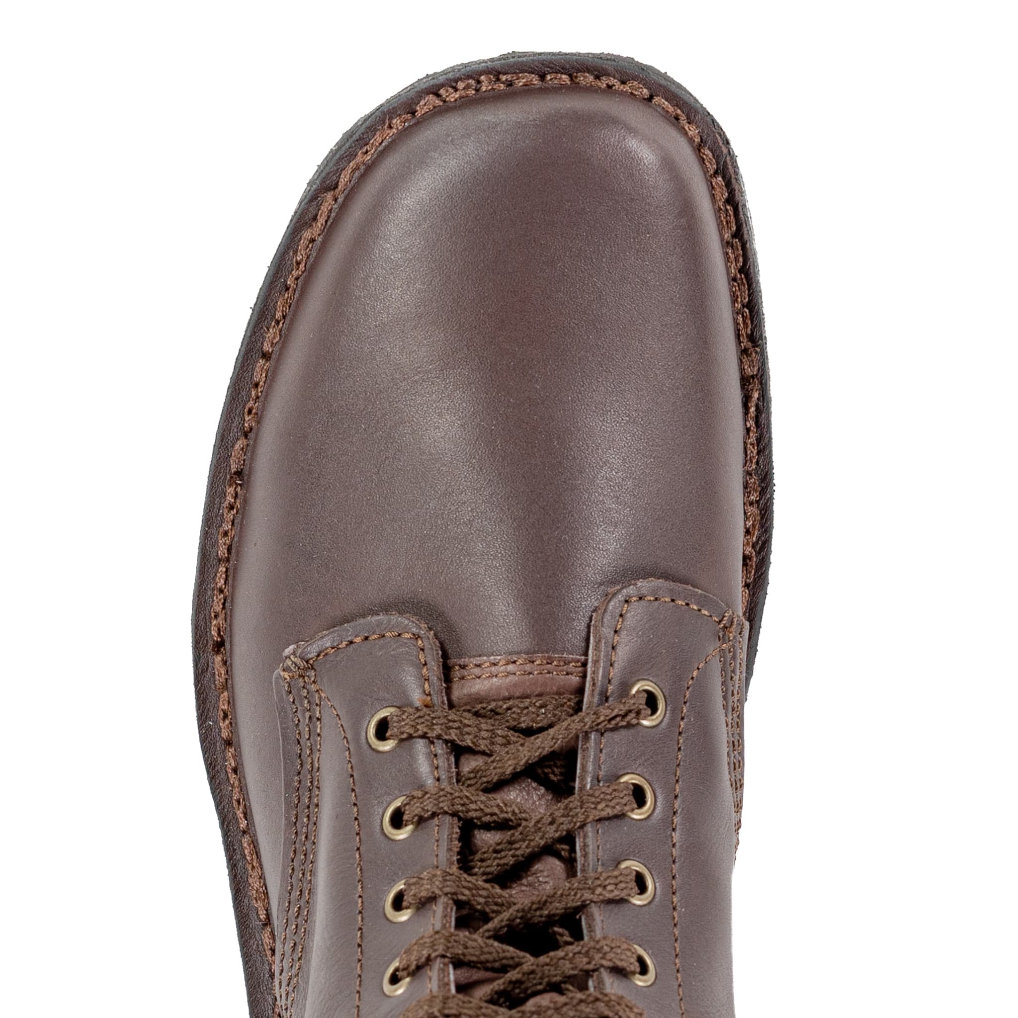 Full Combat Waxi Boot, Dark Brown - Image 6