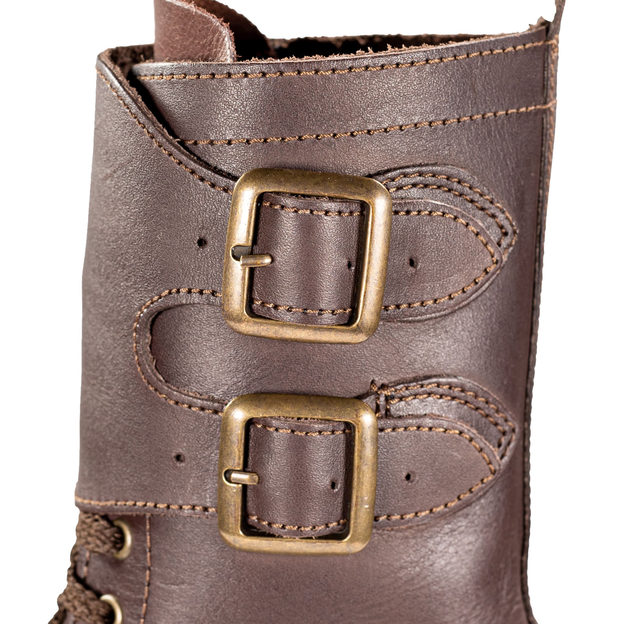 Full Combat Waxi Boot, Dark Brown - Image 7
