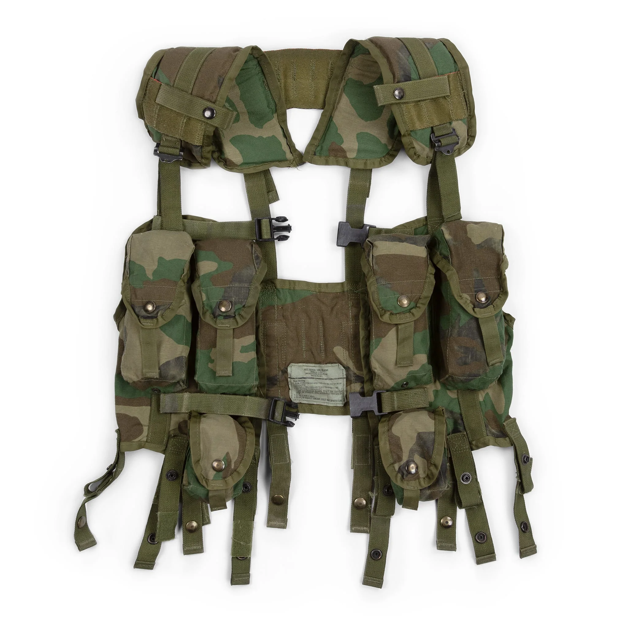 "First Gen" USGI M81 Woodland Load Bearing Vest - Image 3