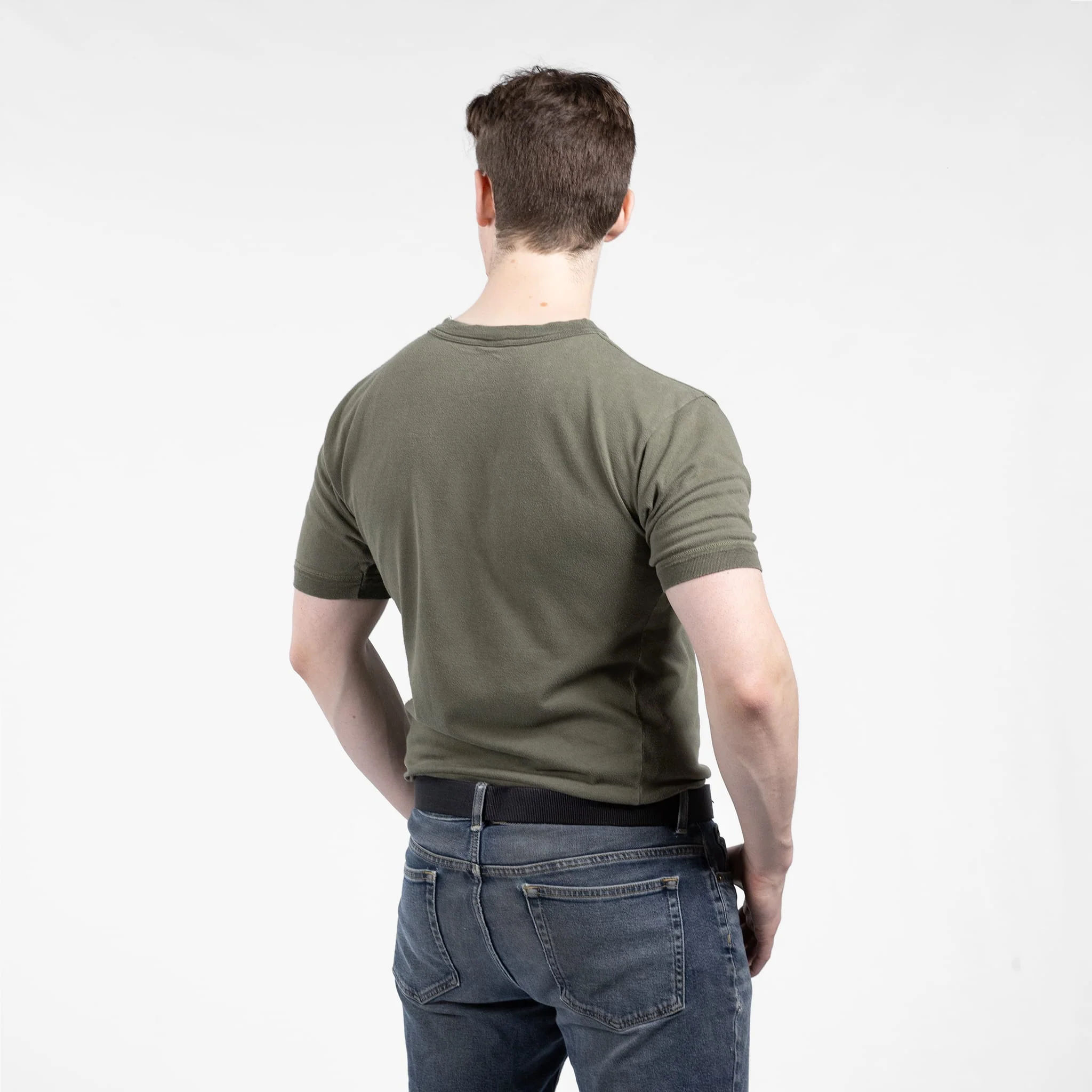 German Bundeswehr OD Short Sleeve Shirt - Image 4