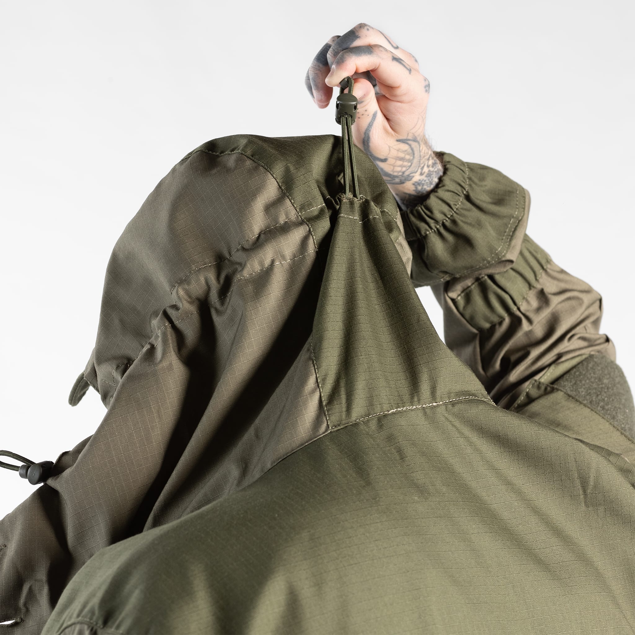 Gorka K2 Two-Tone Green Jacket - Image 11