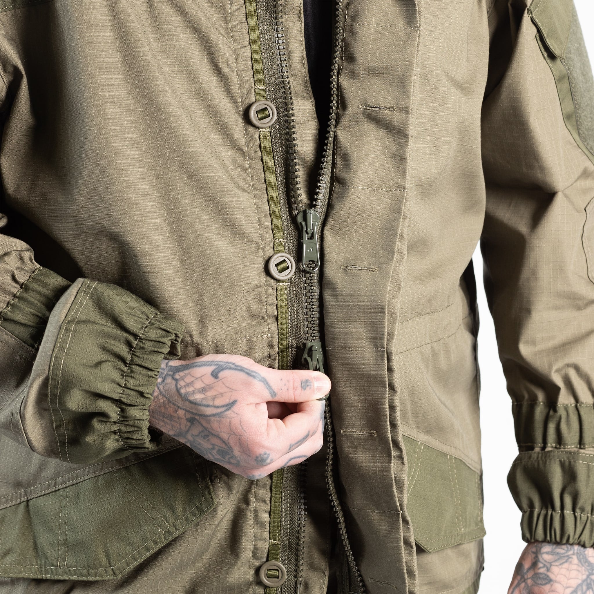 Gorka K2 Two-Tone Green Jacket - Image 16