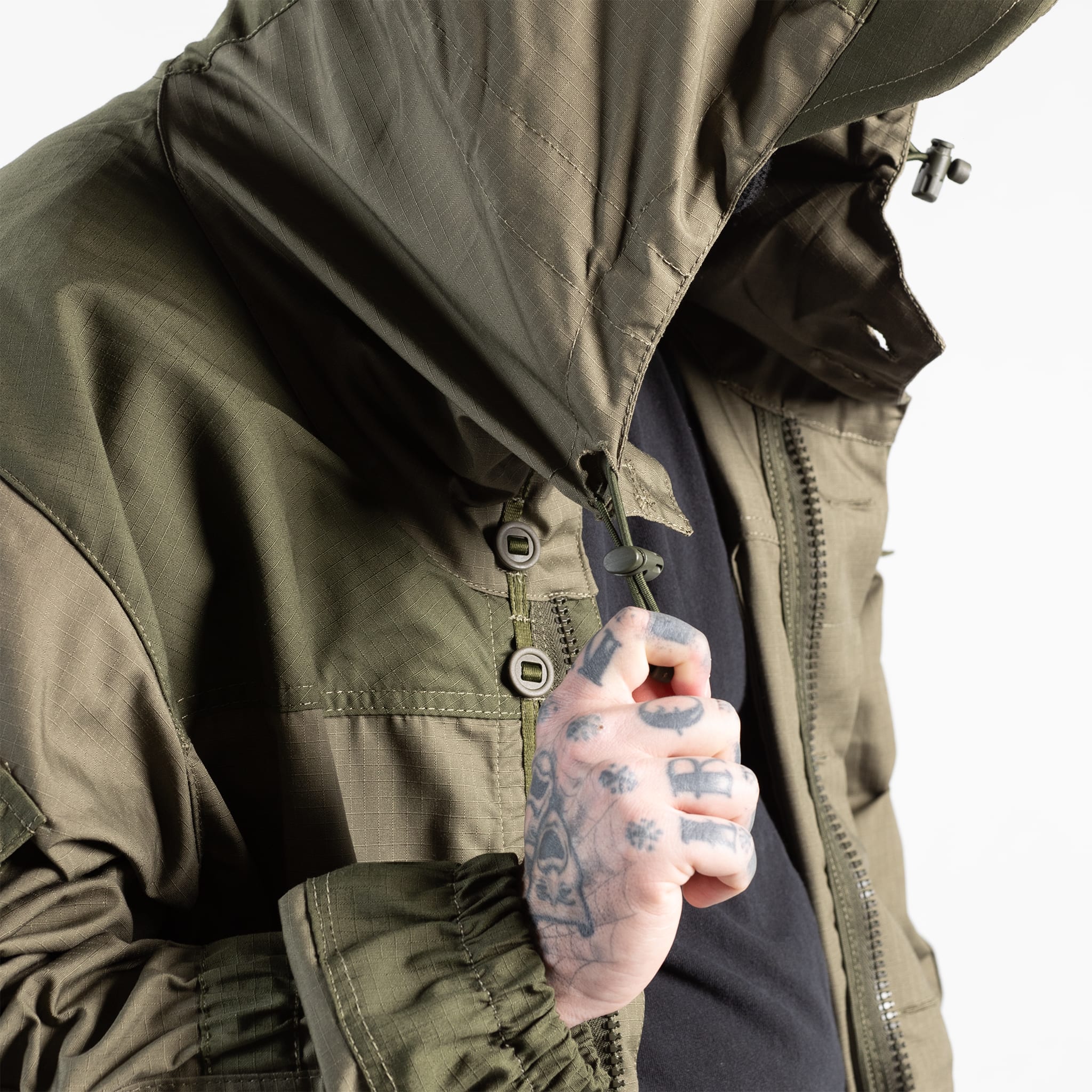 Gorka K2 Two-Tone Green Jacket - Image 4