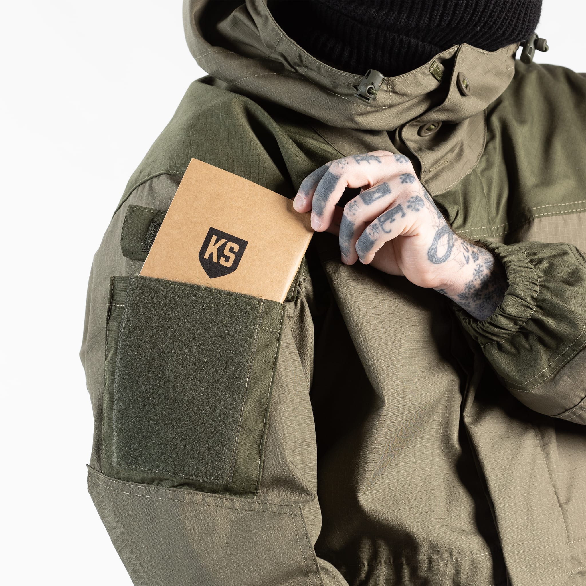 Gorka K2 Two-Tone Green Jacket - Image 9