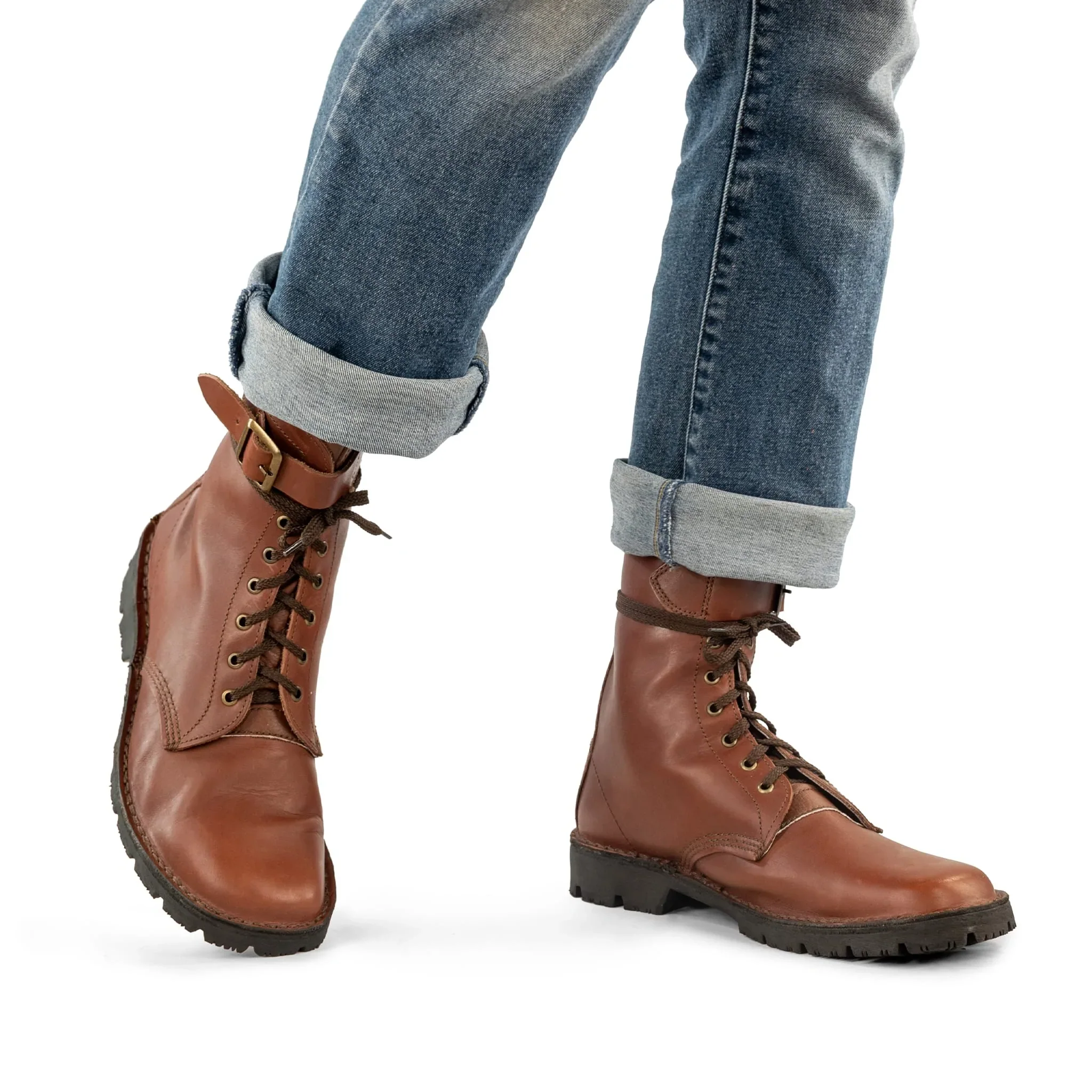 Half Combat Waxi Boot, Black - Image 3
