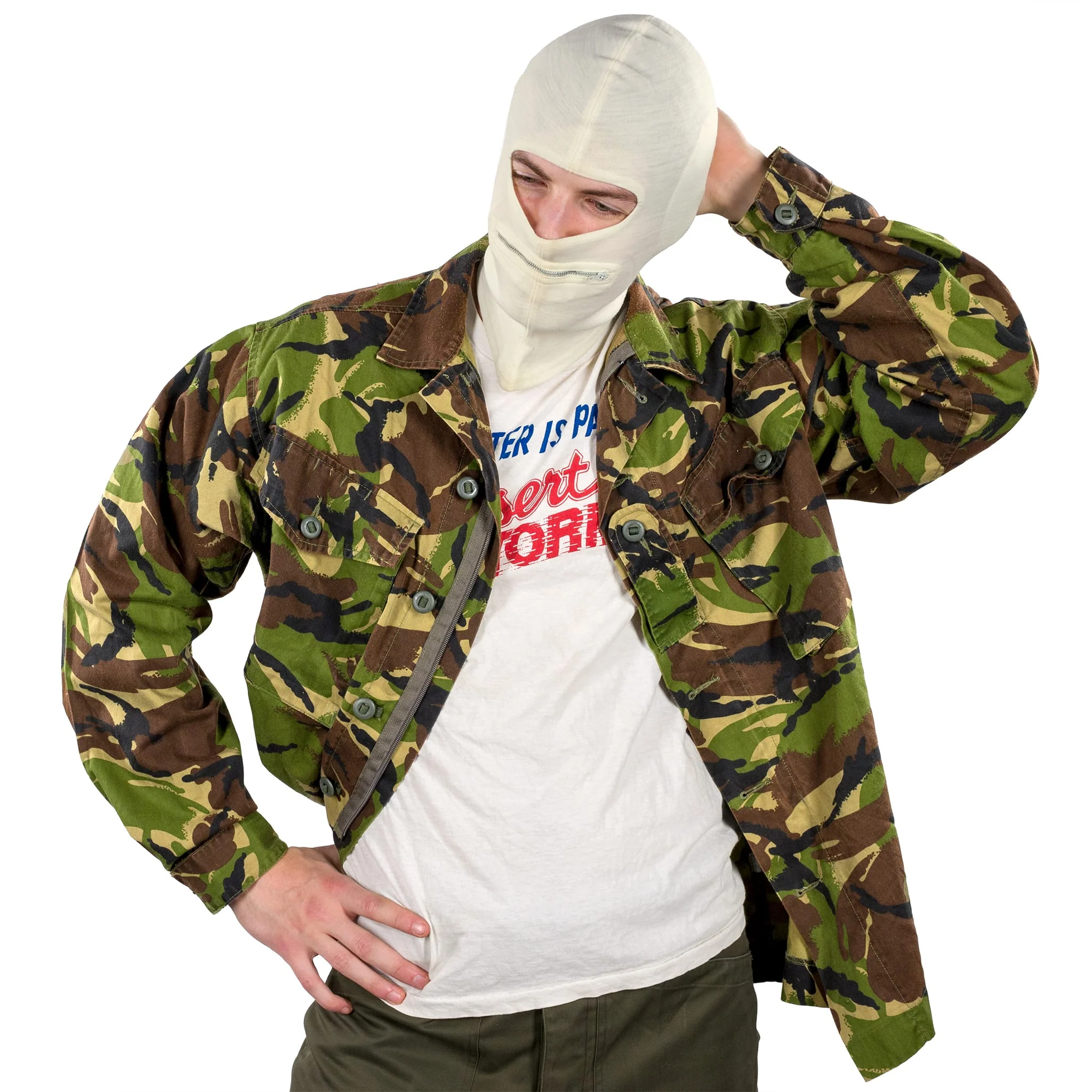 Italian White 'Alpini' Balaclava - Image 3