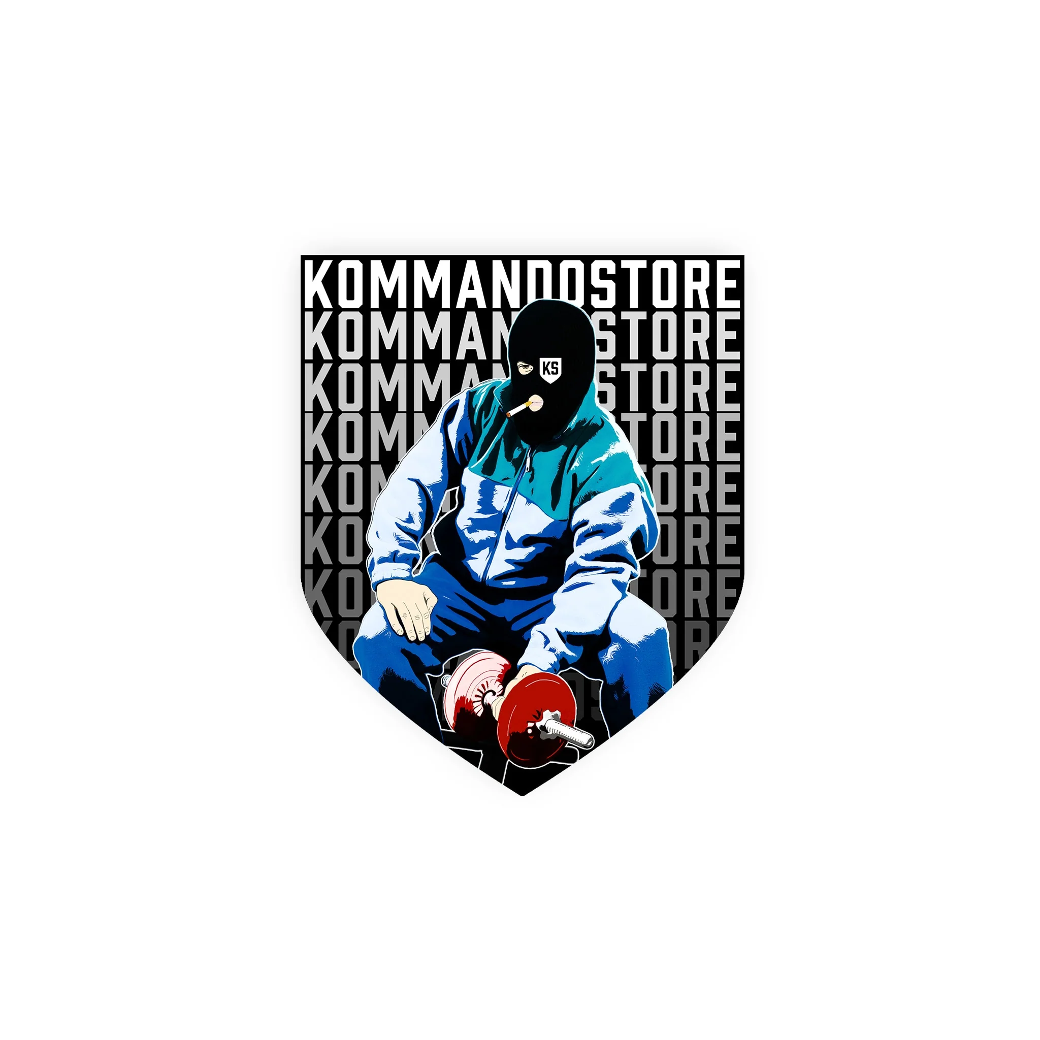 KommandoStore Crest Hero Sticker - Image 4