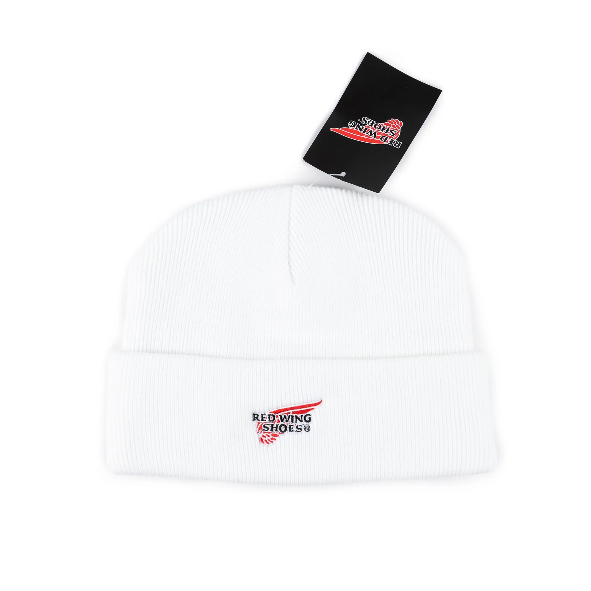 Red Wing Shoes White Beanie