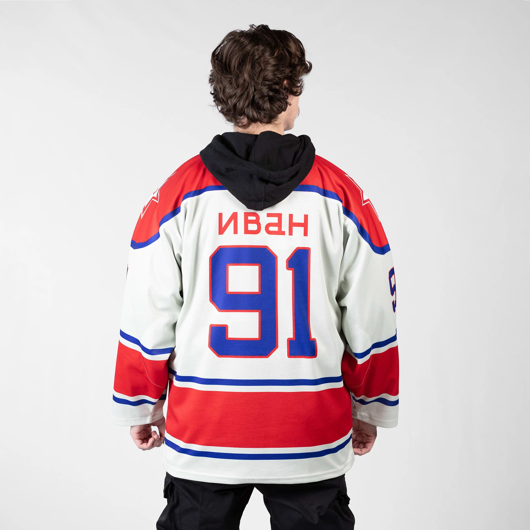 Soviet CSKA 1980s Hockey Jersey - Image 4