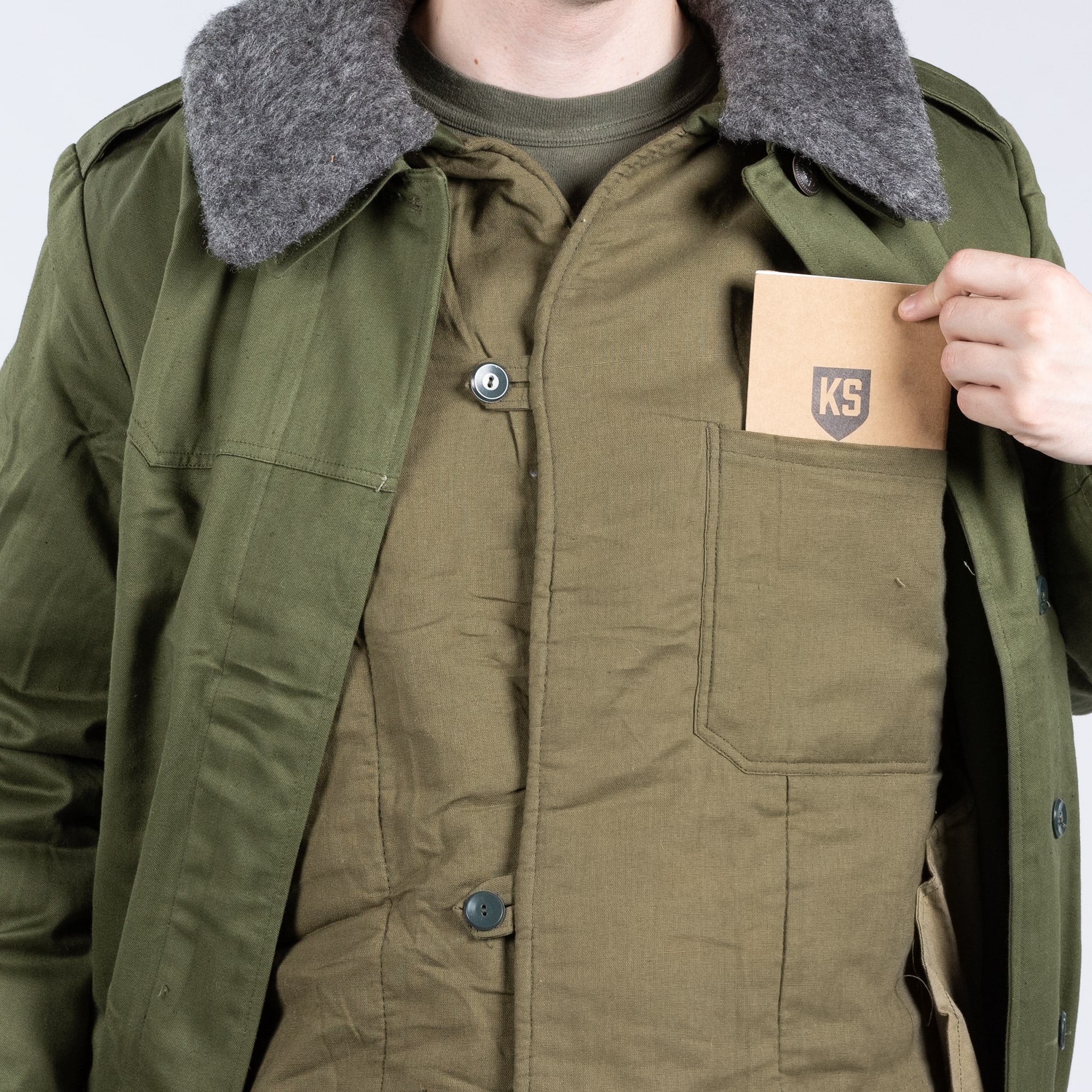 Soviet Tanker Jacket with Vatnik Liner - Image 12