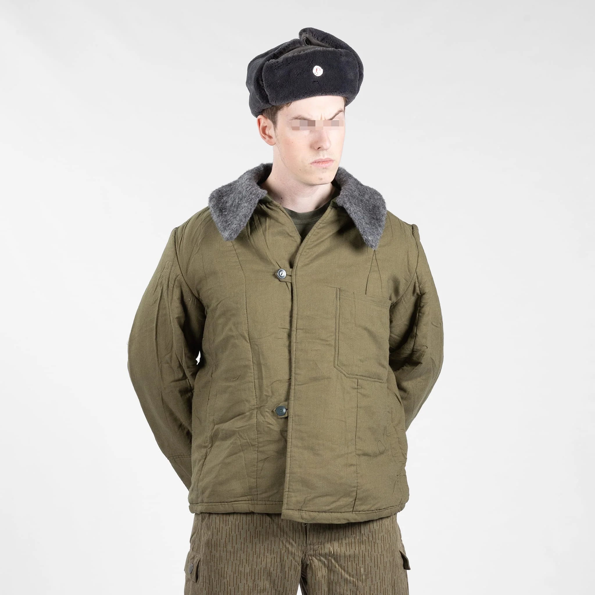 Soviet Tanker Jacket with Vatnik Liner - Image 9