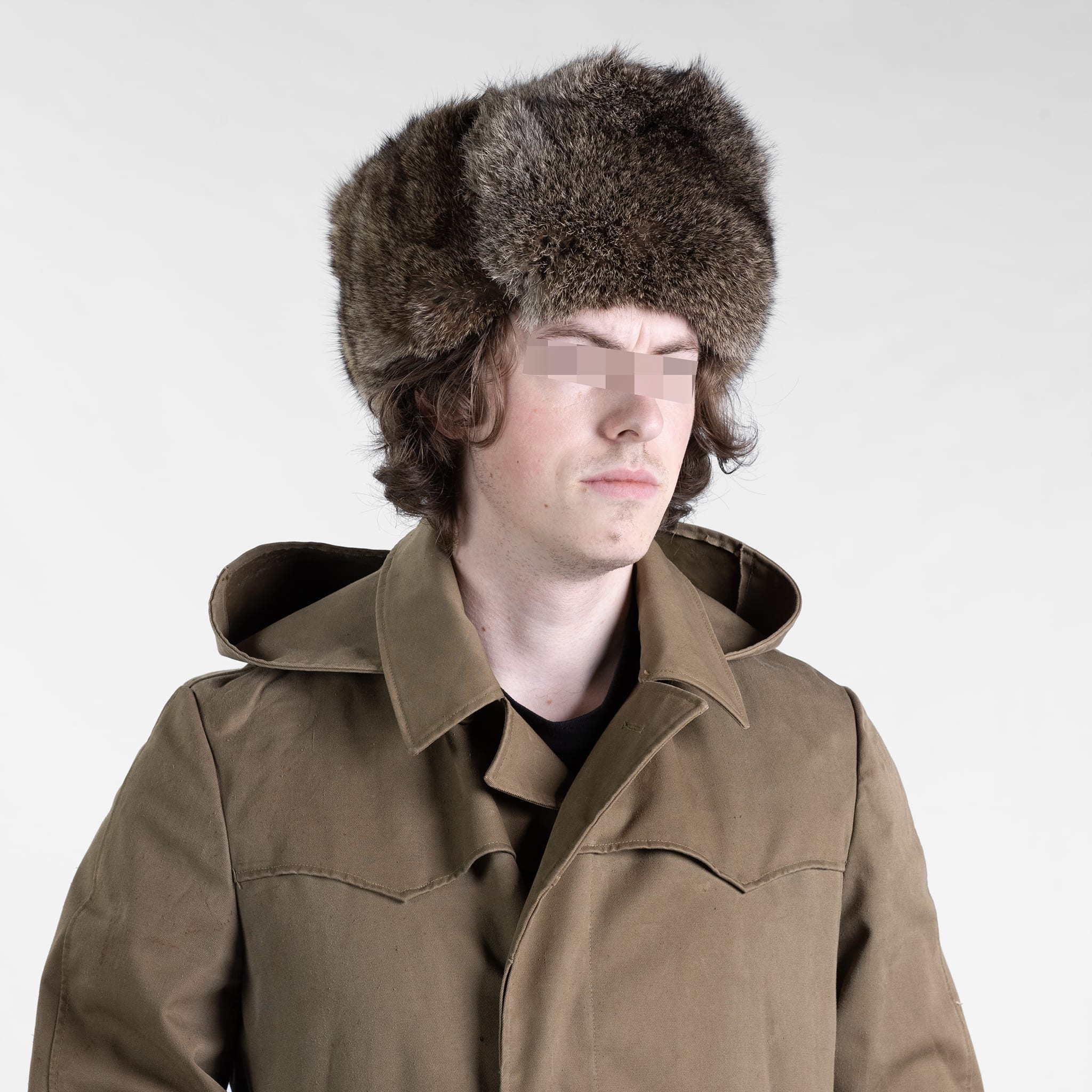 Ukrainian Rabbit Fur Ushanka - Image 10
