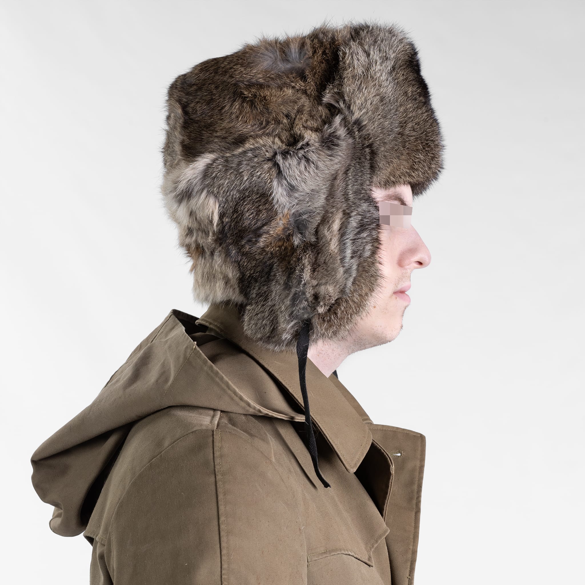 Ukrainian Rabbit Fur Ushanka - Image 12
