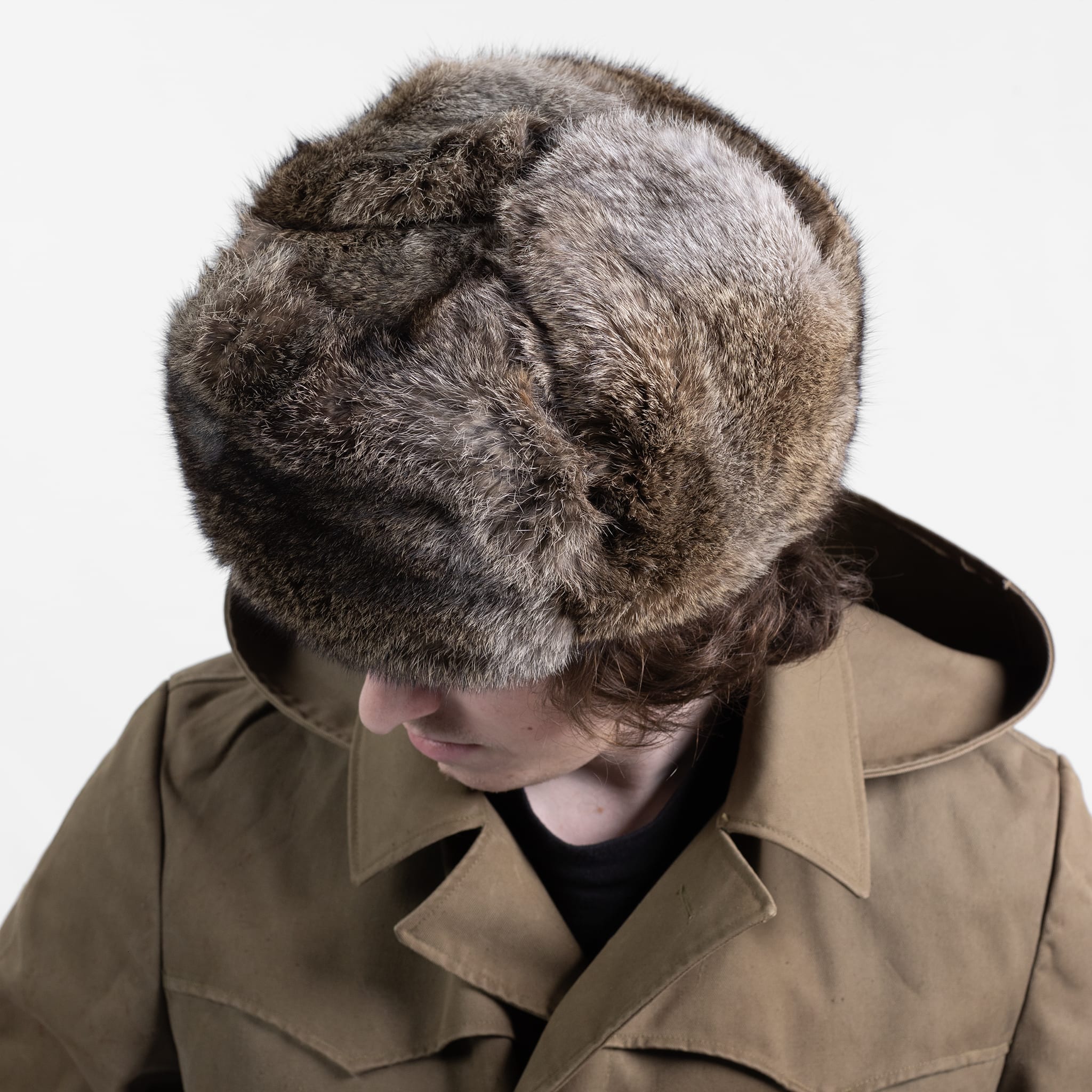 Ukrainian Rabbit Fur Ushanka - Image 5