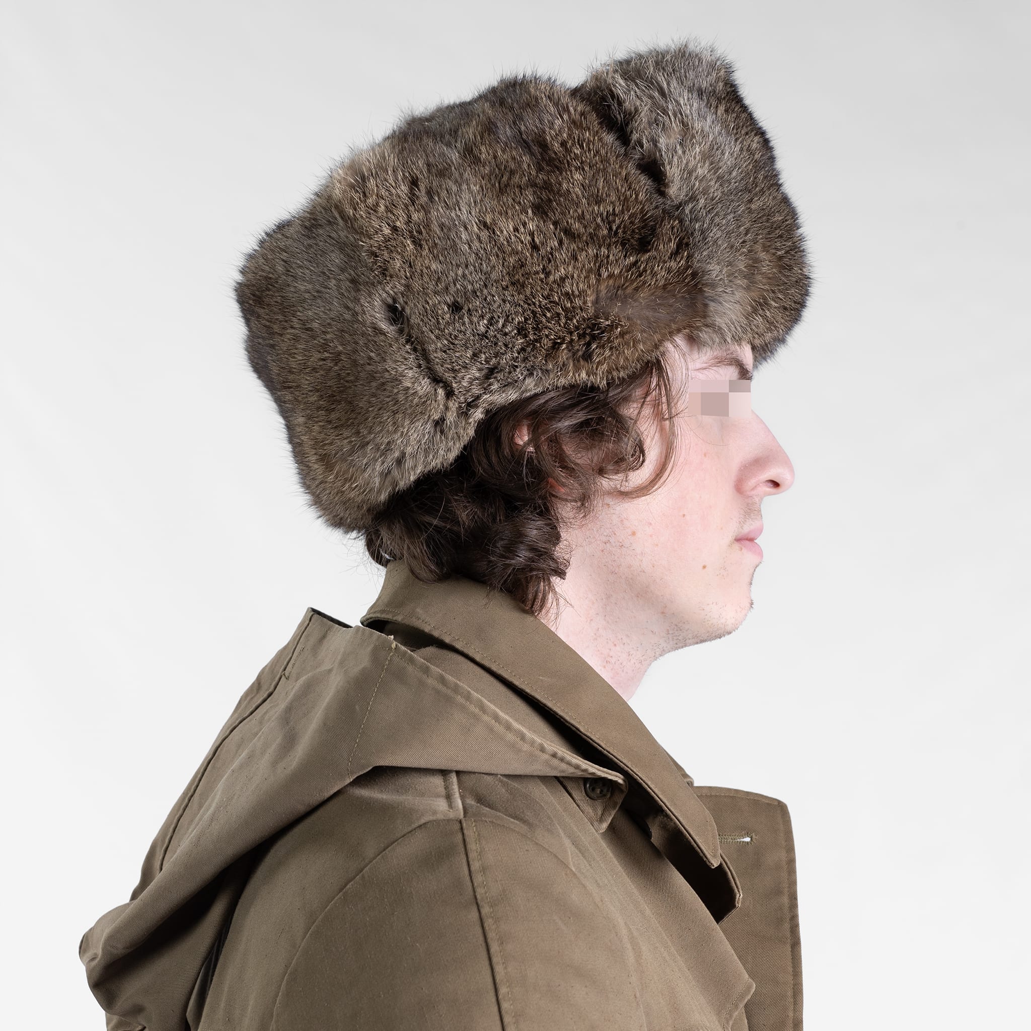 Ukrainian Rabbit Fur Ushanka - Image 8
