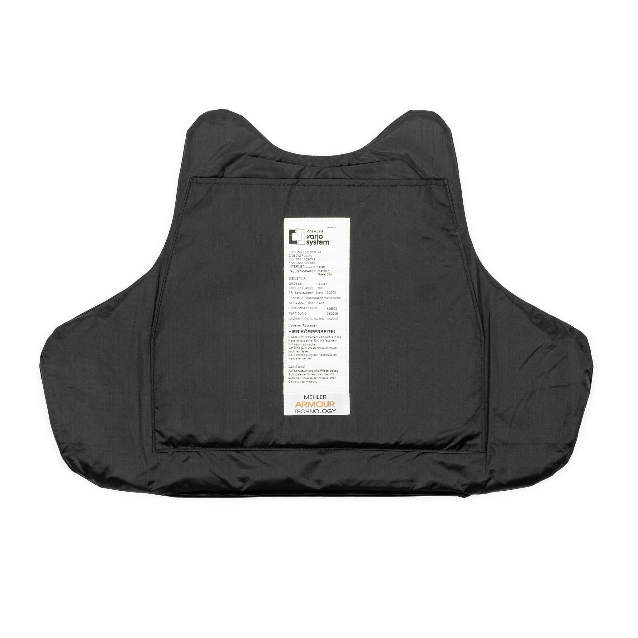 Unissued German Police Ballistic & Anti Stab Vest (Mehler) - Image 3