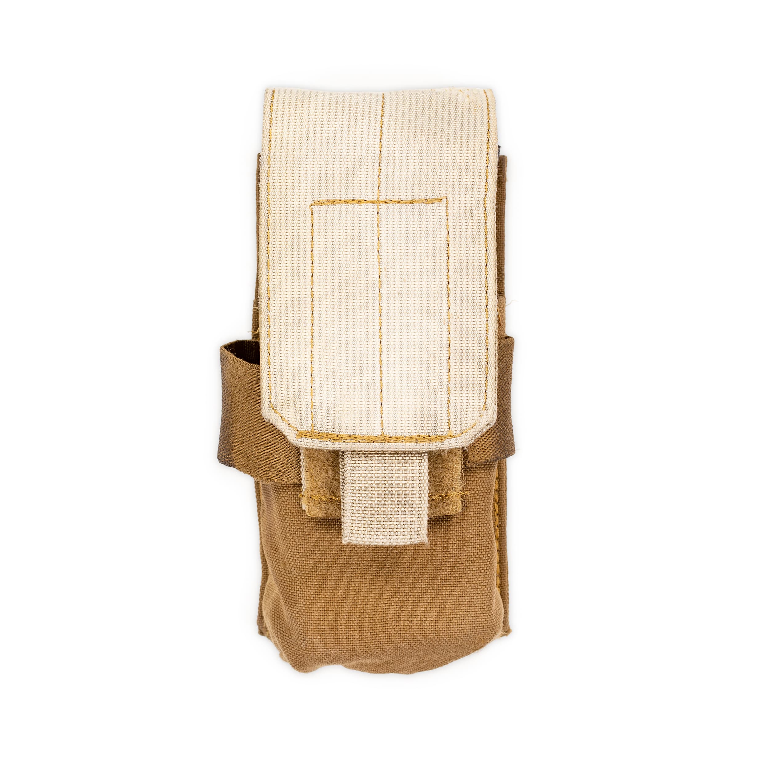 USMC Coyote Brown Double-Single STANAG Pouch - Image 3