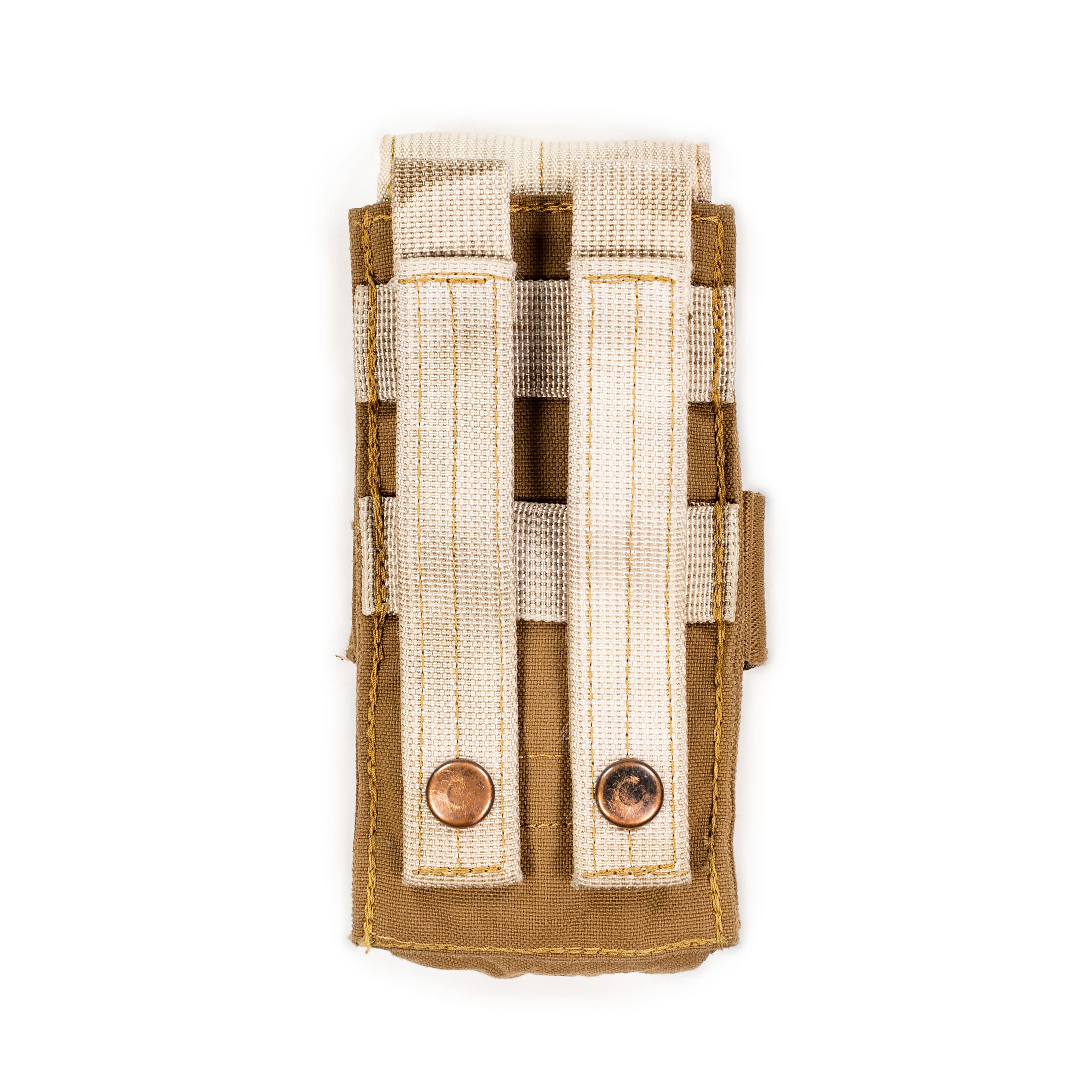 USMC Coyote Brown Double-Single STANAG Pouch - Image 4